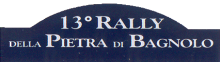 13° Rallysprint della Pietra di Bagnolo
